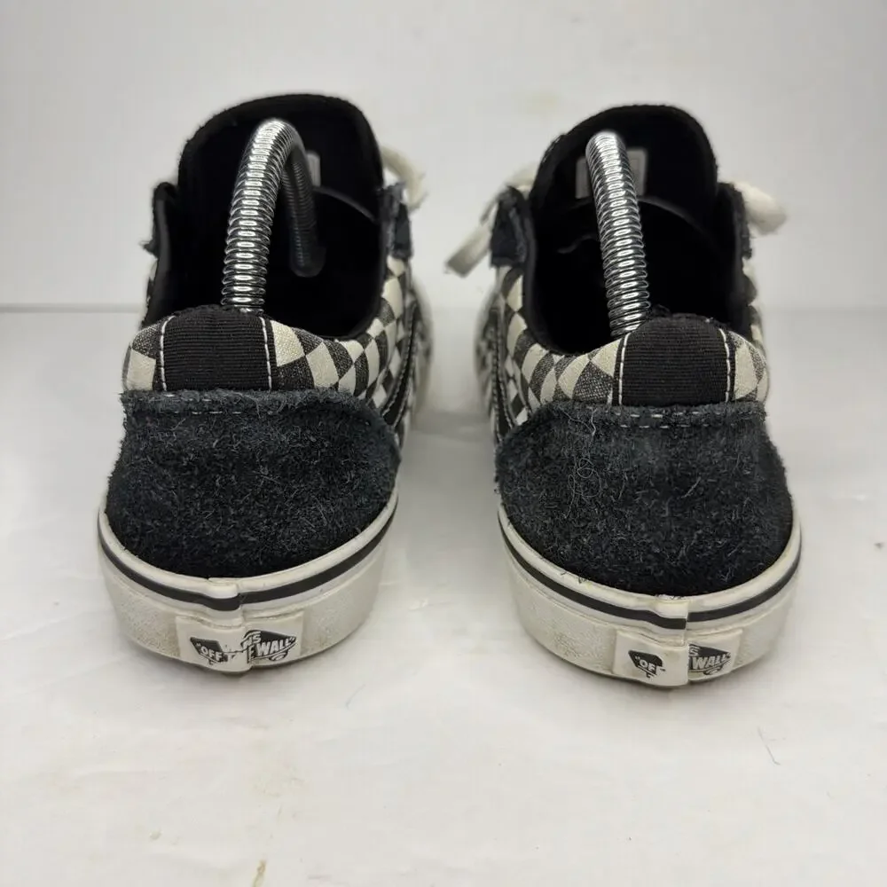 Vans Sneakers Youth 6.5 Old Skool Checkerboard Black White Skateboard Shoes